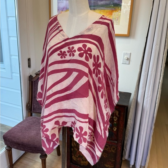 Sun Child Silk Caftan Shirt - Picture 2 of 7